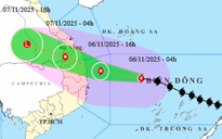 Bão Kalmaegi mạnh cấp 14, đang hướng vào Quảng Ngãi - Gia Lai