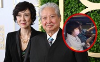 Vợ hoa hậu hộ tống 'sao võ thuật' Hồng Kim Bảo sang Việt Nam