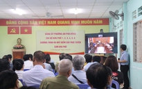 TP.HCM: Phường An Phú Đông lần đầu họp trực tuyến cụm khu phố