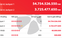Kết quả xổ số Power 6/55 Vietlott tối 11.11, giải độc đắc tăng 57,8 tỉ đồng