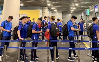 Đội U.23 Việt Nam đến Thái Lan an toàn, lao ngay vào luyện tập lúc 17 giờ