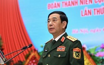 Đại tướng Phan Văn Giang phát biểu xúc động tại Đại hội Đoàn Thanh niên Quân đội