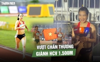 Vượt chấn thương, Bùi Thị Ngân giành HCV 1.500m tại SEA Games 33