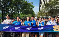 Hoa hậu H'Hen Niê chạy bộ cùng hơn 2.000 sinh viên, giảng viên, nhân viên