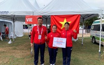 Nguyễn Thị Hương và Ma Thị Thùy đoạt HCV trong màn nước rút nghẹt thở: Hơn Thái đúng 0,10 giây 