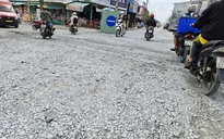 Thi công đường kéo dài, gây khó khăn cho người dân