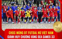 Thùy Trang cùng đội tuyển futsal nữ Việt Nam đoạt HCV SEA Games lịch sử: Tuyệt vời!