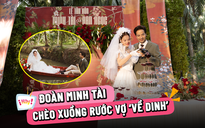 Đoàn Minh Tài chèo xuồng rước vợ ‘về dinh’, đám cưới giữa vườn dừa hơn 1.000 m2