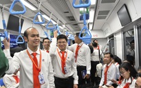 500 đại biểu di chuyển bằng metro dự Đại hội Đoàn TP.HCM