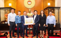 Đoàn thể thao Việt Nam ủng hộ hơn 110 triệu đồng trước ngày dự SEA Games 33