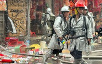 Cháy cửa hàng trên phố Hàng Mã, 1 người bị thương