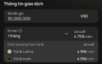 Ngân hàng lớn tham gia 'cuộc đua' lãi suất tiết kiệm