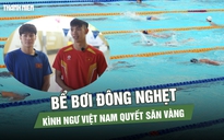Bể bơi SEA Games chật chội ngay ngày đầu tập luyện, Huy Hoàng - Hưng Nguyên quyết săn vàng