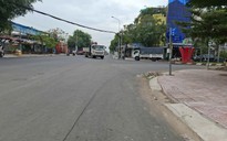 Đường chưa có vạch phân làn