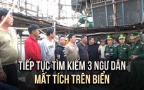 Bình Định: Tàu cá bị chìm, 1 ngư dân tử vong và 4 người mất tích