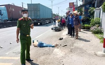 Va chạm với xe container, người đàn ông tử vong tại chỗ