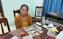 Tạm giữ người phụ nữ chuyên cầm cố vàng giả chiếm đoạt tài sản