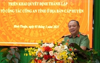 Công an tỉnh Bình Thuận lập 9 tổ công tác hỗ trợ công an xã