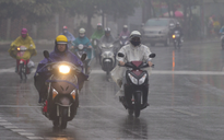Không khí lạnh gây mưa to ở nhiều nơi trong ngày cuối tuần