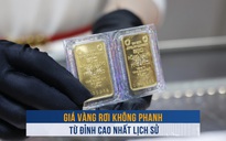 Biến động vàng ngày 23.4: Giá vàng rơi không phanh từ đỉnh cao nhất lịch sử