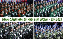 [VIDEO] Hơn 50 khối lượng lực tiến về Hội trường Thống Nhất | Sơ duyệt diễu binh, diễu hành