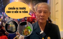Đi xem diễu binh, cựu chiến binh chuẩn bị đồ đạc cho 16 tiếng ngoài trời