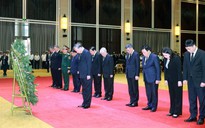 Tổng Bí thư Tô Lâm đến Lào viếng nguyên Chủ tịch Khamtay Siphandone