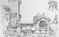 Nhà thờ có kiến trúc 'lệch' từng đón Tổng thống Mỹ