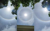 Đang xuất hiện quầng mặt trời ở nhiều nơi, dân mạng chia sẻ: Báo hiệu điều gì?