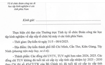 Quảng Trị hoãn kế hoạch đưa cán bộ sắp nghỉ hưu đi 'học tập kinh nghiệm'