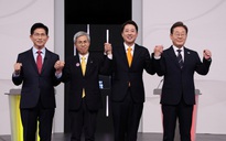 Các ứng viên tổng thống Hàn Quốc tranh luận căng thẳng về kinh tế