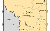 Quảng Nam: Động đất 3 độ Richter tại huyện miền núi Phước Sơn