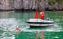 Ánh Viên và Đỗ Kim Phúc lập kỷ lục trên vịnh Hạ Long