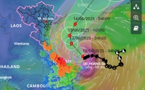 Bão số 1 gây mưa lớn trên 330mm ở Huế và Đà Nẵng