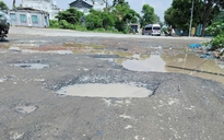 Đường hư hỏng, đi lại khó khăn