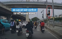 Tài xế giật mình phanh gấp vì đèn xanh còn gần 10 giây bất ngờ chuyển đỏ