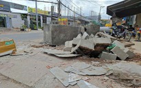 Công trình thi công ì ạch, ảnh hưởng người dân