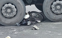 Người phụ nữ trên đường đi chợ về bị xe bồn cuốn vào gầm