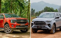 SUV giá 1,3 tỉ đồng, chọn Isuzu mu-X 2025 bản cao nhất hay Ford Everest Titanium 4x2?