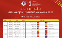 Lịch thi đấu đội nữ U.19 Việt Nam mới nhất: Mục tiêu vô địch, phá dớp trước người Thái