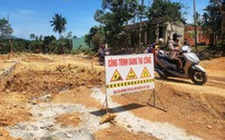 Dự án đường liên kết vùng miền Trung tắc vì vướng mặt bằng
