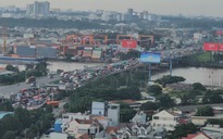 Kẹt xe kinh hoàng trên quốc lộ 1, đoạn ngã ba Vũng Tàu đến nút giao Tân Vạn