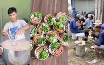 Nấu ăn đãi thợ xây nhà, chàng trai miền Tây nhận về triệu view