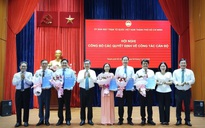 Ủy ban MTTQ Việt Nam TP.HCM công bố nhân sự các ban tham mưu, giúp việc