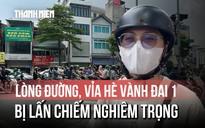Người dân bức xúc vì vỉa hè Vành đai 1 bị lấn chiếm nghiêm trọng
