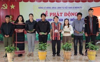 1,8 tỉ đồng tiếp sức khôi phục vườn sâm Ngọc Linh cho đồng bào Xê Đăng