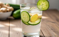 Lợi ích bất ngờ từ nước dưa leo và gừng