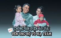 Chồng Ấn diện áo dài đến ủng hộ Võ Hạ Trâm ra mắt MV 'Nguyện là người Việt Nam'