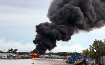 Cà Mau: Cháy 56 ki ốt chợ Thanh Tùng, nghi do chồng chém vợ rồi phóng hỏa