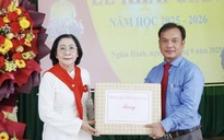 Quảng Ngãi: Ấm áp lễ khai giảng năm học mới ở Trung tâm Võ Hồng Sơn